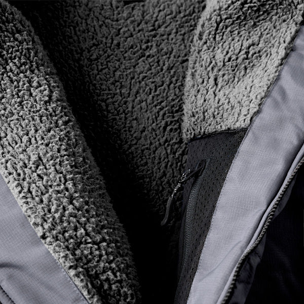 Close of of the Alpine robe soft lining